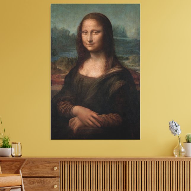 Lienzo Retrato de Mona Lisa (Insitu (Sala de estar))