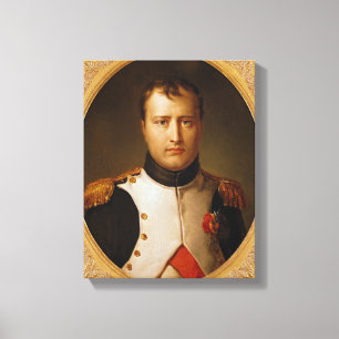 Lienzo Retrato de Napoleón en uniforme