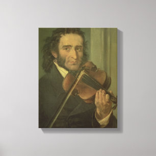 Lienzo Retrato de Niccolo Paganini