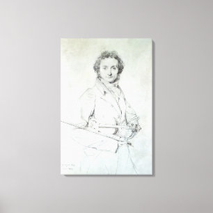 Lienzo Retrato de Niccolo Paganini 1819