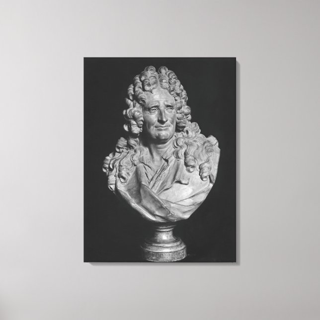 Lienzo Retrato de Nicolas Boileau (Anverso)
