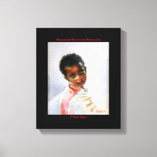 Lienzo Retrato de niño/Retrato de neno/Portrait of boy