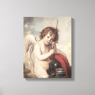 Lienzo Retrato de Oswald principal Fawcett como Cupid