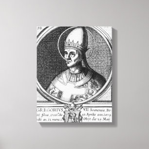 Lienzo Retrato de papa Gregorio VII