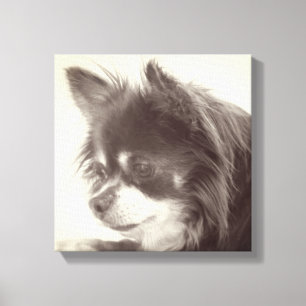 Lienzo Retrato de perro de Chihuahua