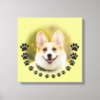 Retrato de perro de marco personalizado