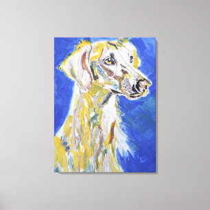 Lienzo Retrato de perro Golden Retriever