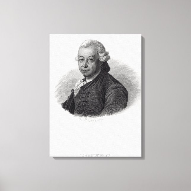 Lienzo Retrato de Pierre Poivre (Anverso)