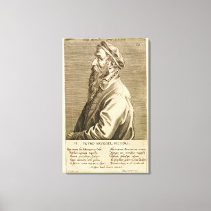 Lienzo Retrato de Pieter Brueghel la anciano (c.1527/8-69