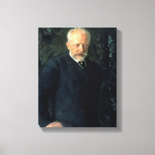 Lienzo Retrato de Piotr Ilyich Tchaikovsky