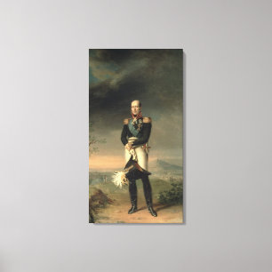 Lienzo Retrato de príncipe Mikhail Barclay de Tolly