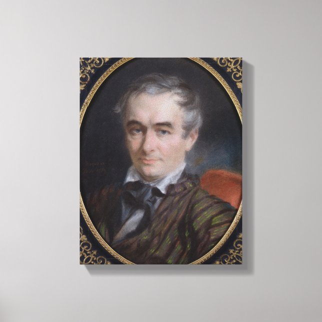 Lienzo Retrato de Prosper Merimee 1853 (Anverso)