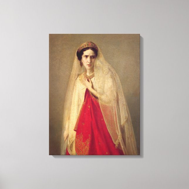 Lienzo Retrato de Rachel (Anverso)