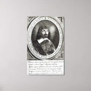 Lienzo Retrato de Rene Descartes, 1644