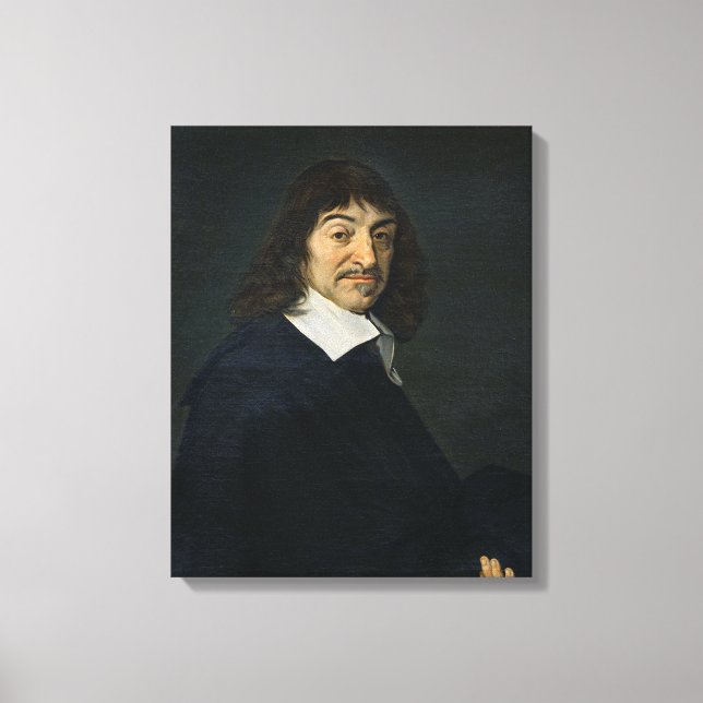 Lienzo Retrato de Rene Descartes c.1649 (Anverso)