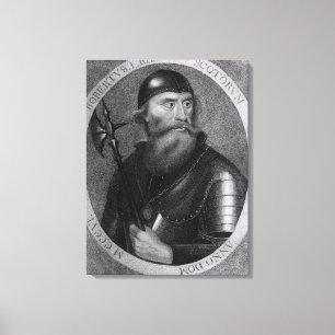 Lienzo Retrato de rey Roberto I de Escocia