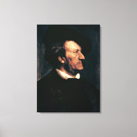Retrato de Richard Wagner (1813-83) (aceite sobre 
