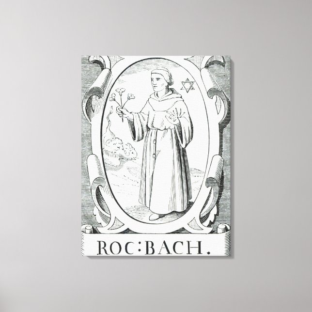Lienzo Retrato de Roger Bacon (Anverso)
