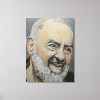 Lienzo Retrato de San Padre Pío