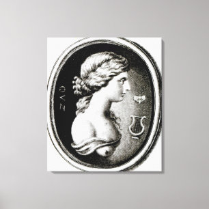 Lienzo Retrato de Sappho