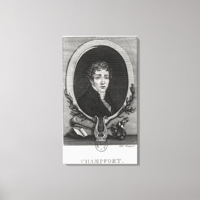 Lienzo Retrato de Sebastian-Roch Nicolas (Anverso)