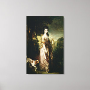 Lienzo Retrato de señora Lowndes-Piedra c.1775