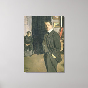 Lienzo Retrato de Sergei Pavlovich Diaghilev