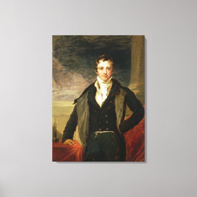 Lienzo Retrato de Sir Humphry Davy (Anverso)