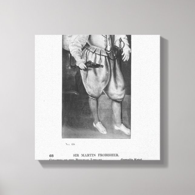 Lienzo Retrato de Sir Martin Frobisher (Anverso)