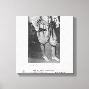 Lienzo Retrato de Sir Martin Frobisher