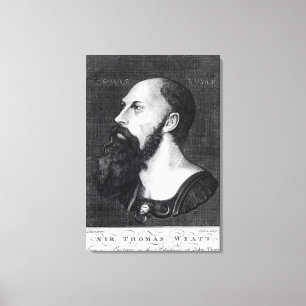 Lienzo Retrato de Sir Thomas Wyatt