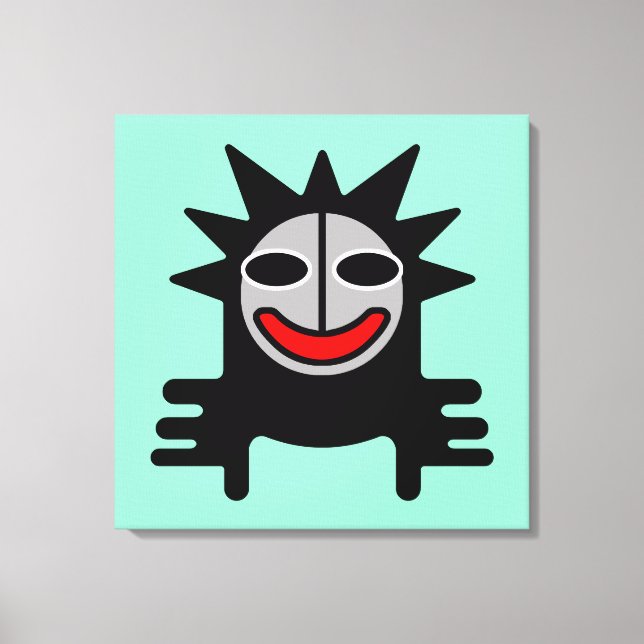 Lienzo Retrato de Slappy-Denka Clupkitz (Anverso)