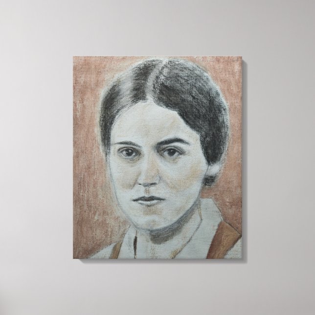 Lienzo Retrato de Sta. Edith Stein  (Anverso)