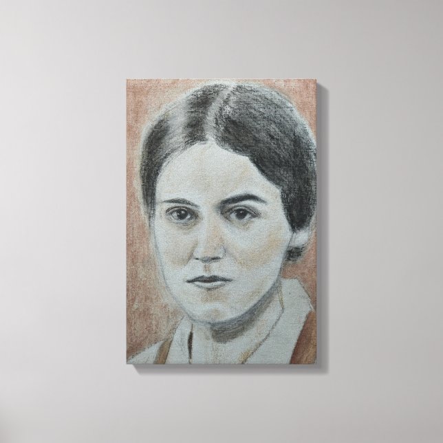 Lienzo Retrato de Sta. Edith Stein  (Anverso)
