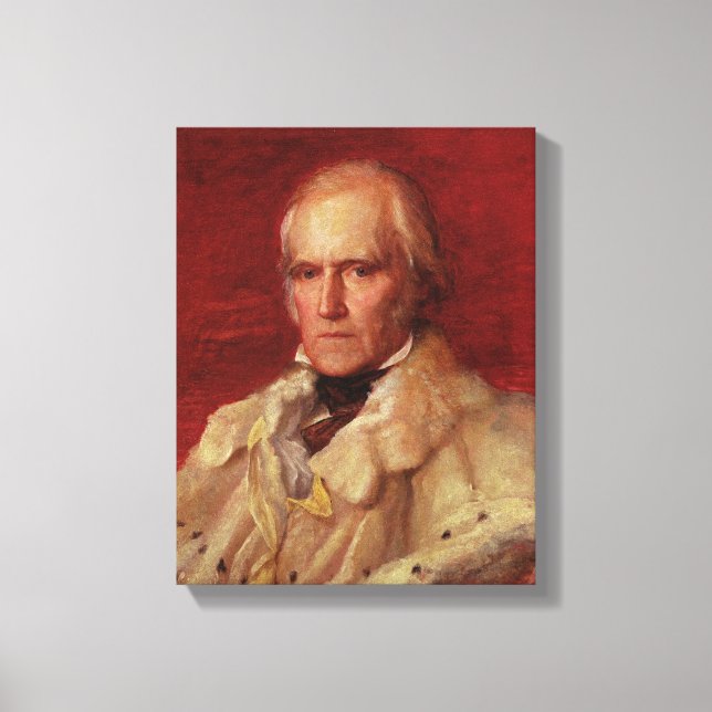 Lienzo Retrato de Stratford Canning (Anverso)