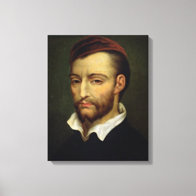 Lienzo Retrato de Theodore Gericault (Anverso)