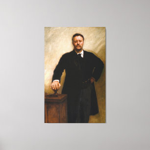 Lienzo Retrato de THEODORE ROOSEVELT de John Singer