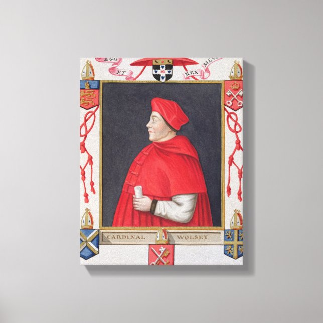 Lienzo Retrato de Thomas Wolsey (c.1475-1530) Cardenal a (Anverso)