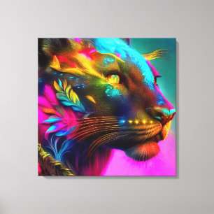Lienzo Retrato de tigre