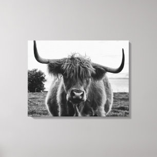 Lienzo Retrato de toro
