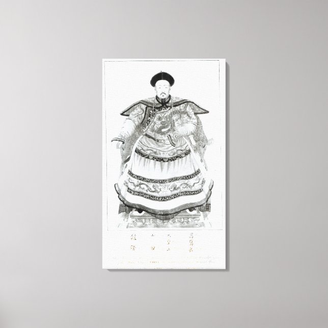 Lienzo Retrato de Tsien-Loeng (Anverso)