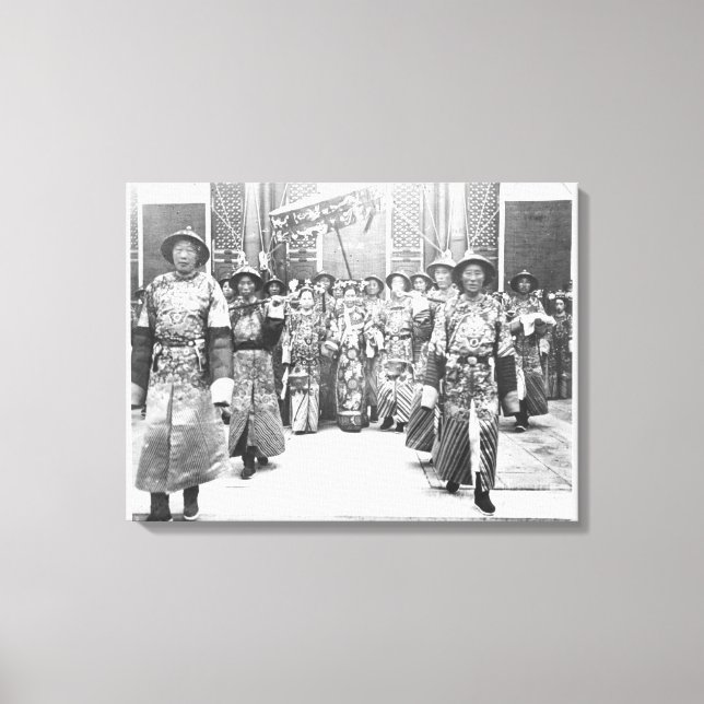 Lienzo Retrato de Tz'U-Hsi (1835-1908) Empress Dowager (Anverso)