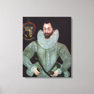 Lienzo Retrato de un caballero de la familia c1600 del
