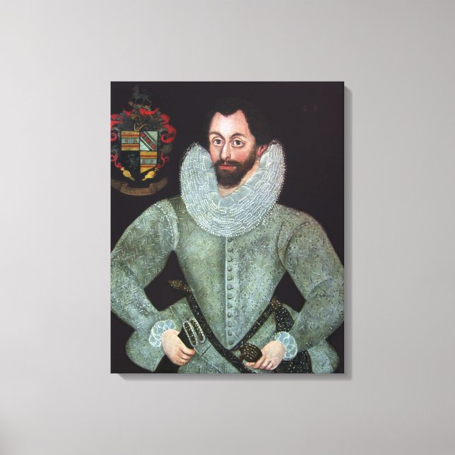 Lienzo Retrato de un Caballero de la Familia Weaver c1600 (Anverso)