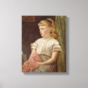 Lienzo Retrato de un Chica, 1896 (aceite sobre lienzo)