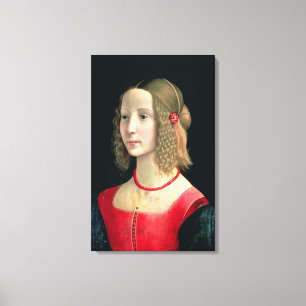 Lienzo Retrato de un Chica, c.1490