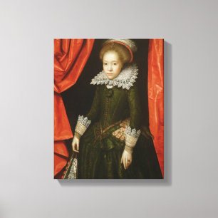 Lienzo Retrato de un chica de la familia de Ligne