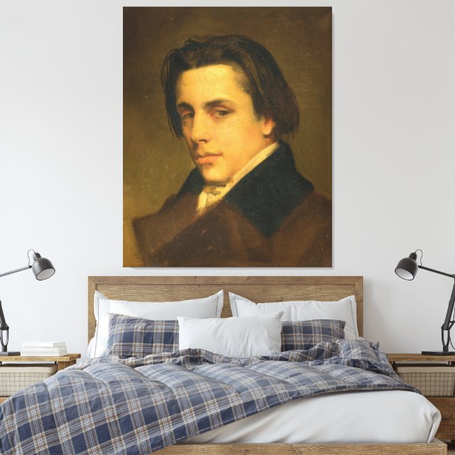 Lienzo Retrato de un hombre (Insitu(Dormitorio))