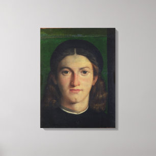 Lienzo Retrato de un hombre joven, c.1505 (aceite en el
