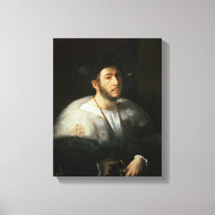 Lienzo Retrato de un hombre, posiblemente Cesare Borgia (